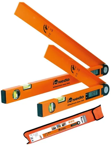 Nedo Digital vinkelmåler 600mm 0-200Â°